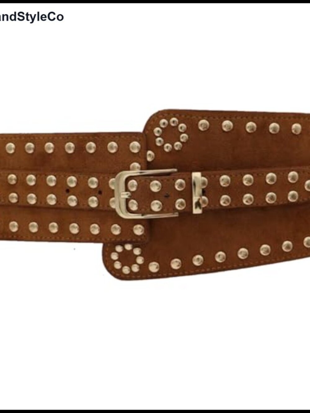 Women's Chunky Stretchy Wide Elastic Waist Cinch Belt with Gold Buckle